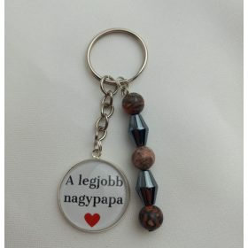 Kulcstartó "A legjobb nagypapa" 