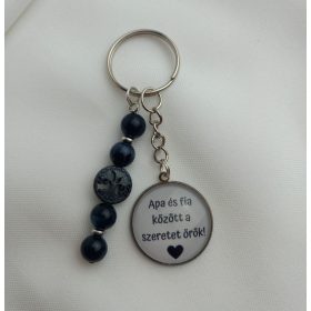   Kulcstartó "Apa és fia között a szeretet örök"