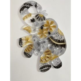 Falikép szerencsehozó elefánt