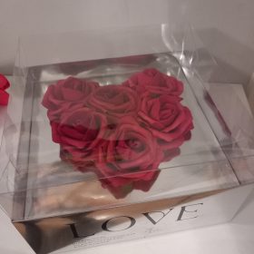 Piros rózsabox