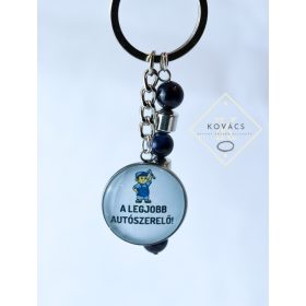 "A legjobb autószerelő" kulcstartó